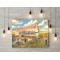 Valley Parade Stadium 'Going to the Match' Fine Art Canvas - Bradford City FC